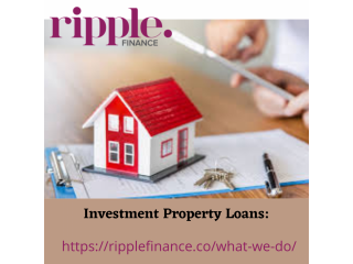 Investment Property Specialists in Finance