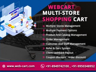Webcart-Ecommerce Multi Store in India