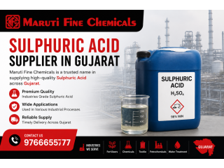 Who is the most affordable Sulphuric Acid Supplier in Gujarat for businesses?