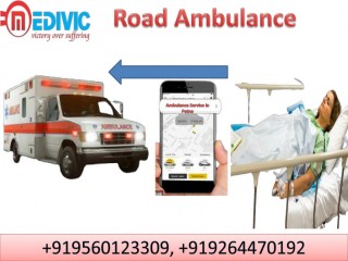 Hire Hi-tech Road Ambulance Service in Ranchi by Medivic Ambulance at Low Cost