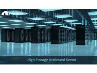 High Storage Dedicated Server at Reasonable Price