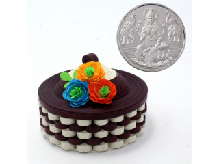 5 gram Silver coin 999 with innovative box for Corporate gift use on festival