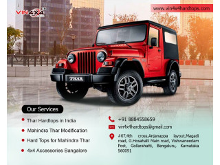 Want to Modify Old Mahindra Thar With The New Spare Parts - Vin4x4 Hardtops