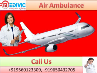 Take Life Sustaining Medivic Aviation Air Ambulance Service in Bathinda