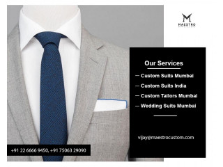 Custom Shirts, Suits and Tailor Made Shirts Mumbai - Maestro
