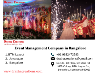 Best Event Management Company in Bangalore - Drathacreations