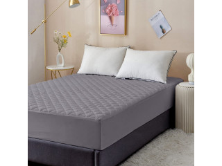 Dream Care Mattress Protector with Elastic Strap Grey