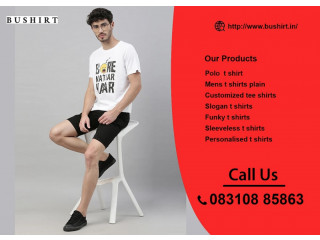 Printed T shirts for Mens | Mens T shirts Plain - Bushirt