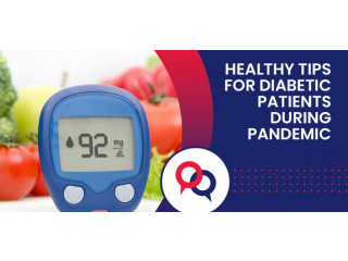 Health Tips for Diabetes Patients in this pandemic