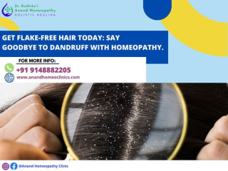 Homeo treatment for hair loss and dandruff HSR Layout - Dr Radhika's Anand Homeopathy Clinic