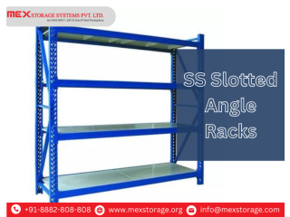 Optimize Warehouse Storage Excellence with Our Quality SS Slotted Angle Racks!