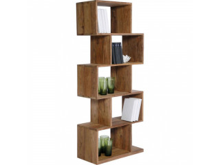 Teak Bookshelf - Zig Zag