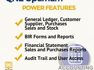 Tailored fit to Philippine Setting QNE Accounting Software / Call now for a FREE DEMO