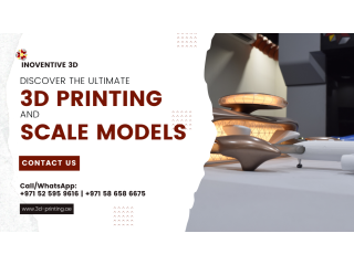 Best 3D Printing and Scale Models from Inoventive 3D