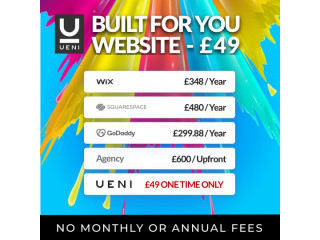 We build your website or e-commerce store in 3 days! One-time payment of £49. No hidden fees.
