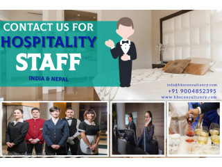 Contact Us for Hospitality Staff from India, Nepal