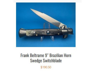 Choose razor-sharp Switchblade Knives in varied sizes, shapes, colours, and styles