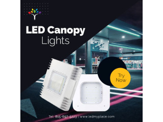 Get LED Canopy Lights for gas stations at low price