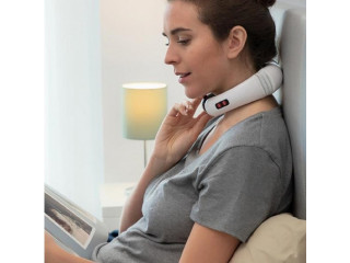 PORTABLE NECK MASSAGER WITH ELECTRODE PADS! | Get 100% OFF - USE COUPON CODE - RELAXAPUR