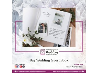 Buy Wedding Guest Book at Affordable Price