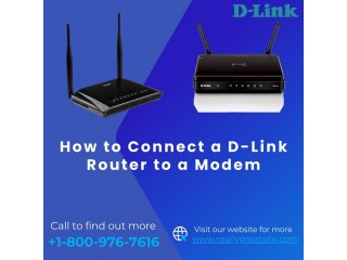 How to Connect a D-Link Router to a Modem |+18009767616 | D-Link Support